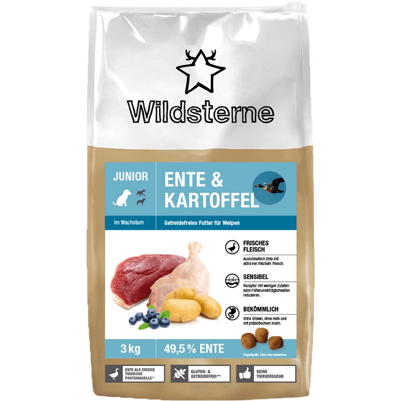 Wildsterne Ente & Kartoffel Junior